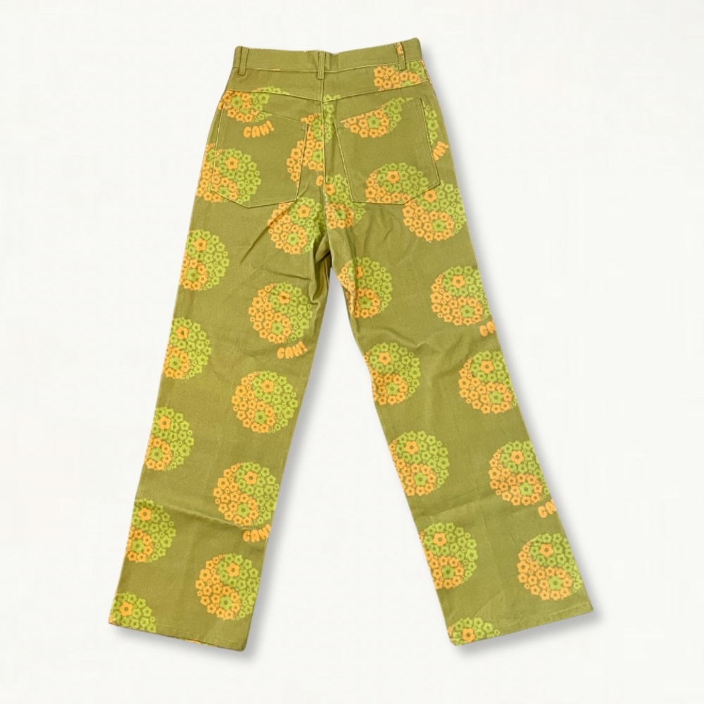 SOLD Lisa Says Gah UO Exclusive Printed Robyn Jean Colorful Flower Power Ying - Picture 10 of 13